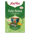 ZĀĻU TĒJA YOGI TEA TULSI RELAX, MAISIŅOS PAPĪRA APLOKSNĒS (405622) JN