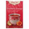ZĀĻU TĒJA YOGI TEA WOMENS ENERGY - TONIZĒJOŠA, MAISIŅOS PAPĪRA APLOKSNĒS ( 401679) JN