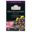 MELNĀ TĒJA AHMAD BLACKCURRANT BURST, MAISIŅOS FOLIJA APLOKSNĒS (007108) JN