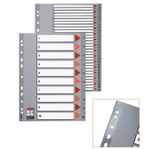 SADALĪTĀJS ESSELTE A4 A-Z PLASTIKĀTA (ES100112)