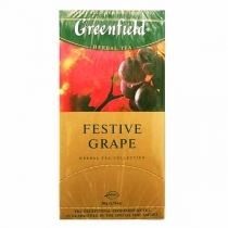 AUGĻU TĒJA GREENFIELD FESTIVE GRAPE, MAISIŅOS FOLIJA APLOKSNĒS (005220) JN
