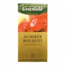 AUGĻU TĒJA GREENFIELD SUMMER BOUQUET, MAISIŅOS FOLIJA APLOKSNĒS (004339) JN