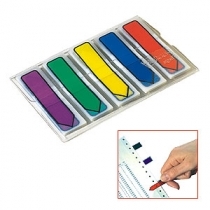 PAŠLĪPOŠIE INDEKSI POST-IT BULTAS VEIDĀ 5 KRĀSAS (3M684ARR)