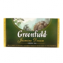 ZAĻĀ TĒJA GREENFIELD JASMINE DREAM, MAISIŅOS FOLIJA APLOKSNĒS (003738) JN