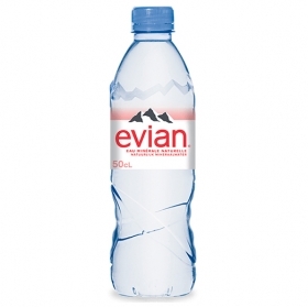 ŪDENS EVIAN NEGĀZĒTS, PLASTMASAS PUDELĒ (055008)(613019) +Depozīta TARA JN