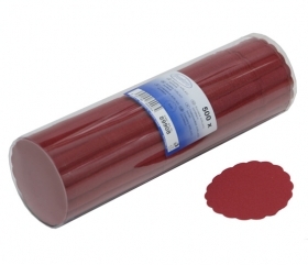 SALVETES GLĀZĒM 9cm BORDO 500GAB (89908)