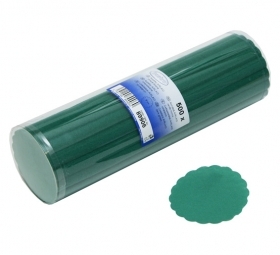 SALVETES GLĀZĒM 9cm TUMŠI ZAĻI 500GAB (89906)