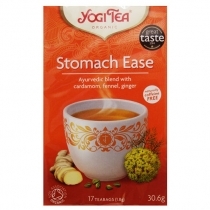 ZĀĻU TĒJA YOGI TEA STOMACH EASE - ĶUNGA DISKOMFORTA NOVĒRŠANAI, MAISIŅOS PAPĪRA APLOKSNĒS (401075) JN