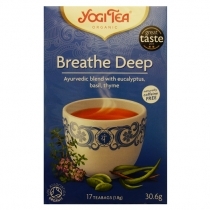 ZĀĻU TĒJA YOGI TEA BREATH DEEP / ATEM TEE - DZIĻAI ELPOŠANAI, MAISIŅOS PAPĪRA APLOKSNĒS (401037) JN