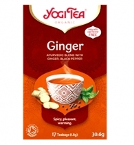 ZĀĻU TĒJA YOGI TEA GINGER, MAISIŅOS PAPĪRA APLOKSNĒS (401341) JN