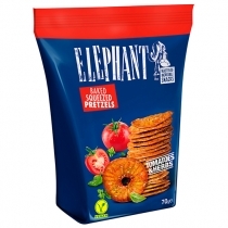 KRAUKŠĶĪGIE KREKERI ELEPHANT AR TOMĀTIEM UN GARŠAUGU GARŠVIELĀM (203000) JN