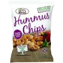 HUMUSA ČIPSI AR TOMĀTU UN BAZILIKA GARŠU (780539) JN