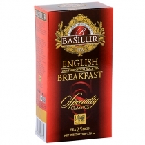 MELNĀ TĒJA BASILUR SPECIALTY CLASSIC ENGLISH BREKFAST, MAISIŅOS (923775) JN