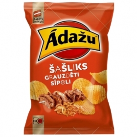 ČIPSI ĀDAŽU AR ŠAŠLIKU UN GRAUZDĒTU SĪPOLU GARŠU (001984) JN