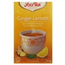 ZĀĻU TĒJA YOGI TEA GINGER LEMON, MAISIŅOS PAPĪRA APLOKSNĒS () JN