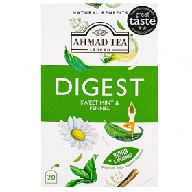 ZĀĻU TĒJA AHMAD DIGEST, MAISIŅOS FOLIJA APLOKSNĒS (020378) JN